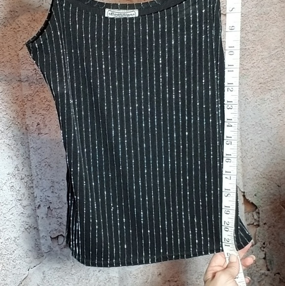 Retro 90's Evolution sexy cami with beaded straps Black - Picture 8 of 8